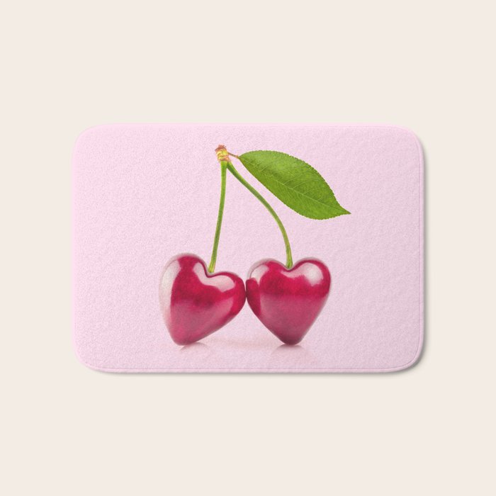 CHERRY LOVE Bath Mat Gallery Image 1