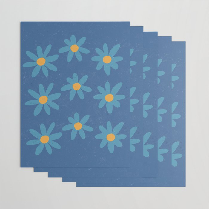 Spring Blue Wrapping Paper Gallery Image 3
