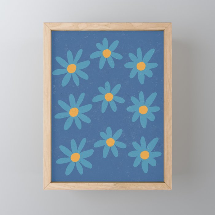 Spring Blue Mini Art Print Gallery Image 1