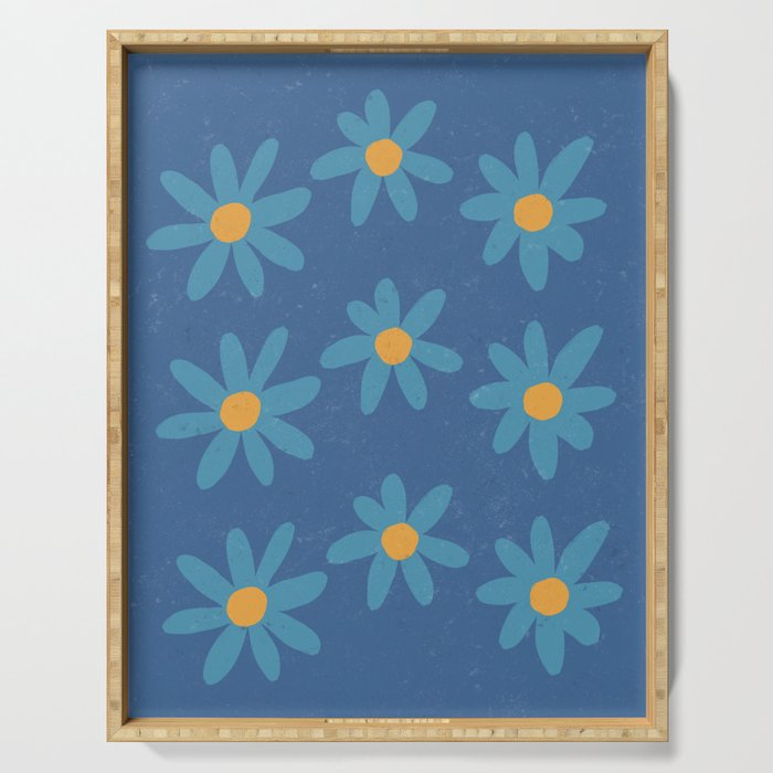 Spring Blue Serving Tray Gallery Image 1