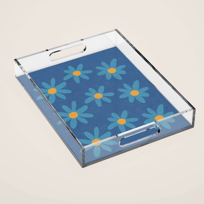 Spring Blue Acrylic Tray Gallery Image 1