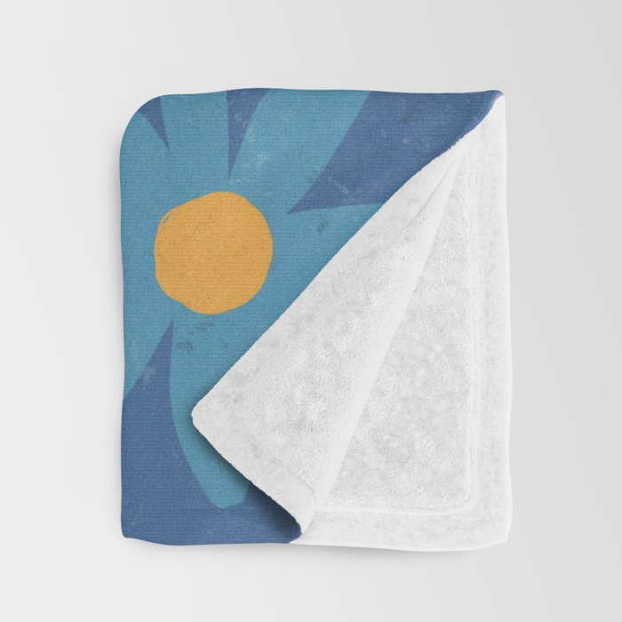 Spring Blue Throw Blanket Gallery Image 3