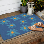 Spring Blue Outdoor Rug Gallery Image 2