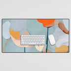 Layered Bloom Desk Mat Gallery Image 1