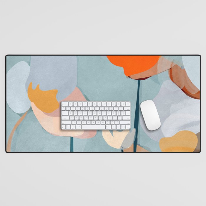 Layered Bloom Desk Mat Gallery Image 1