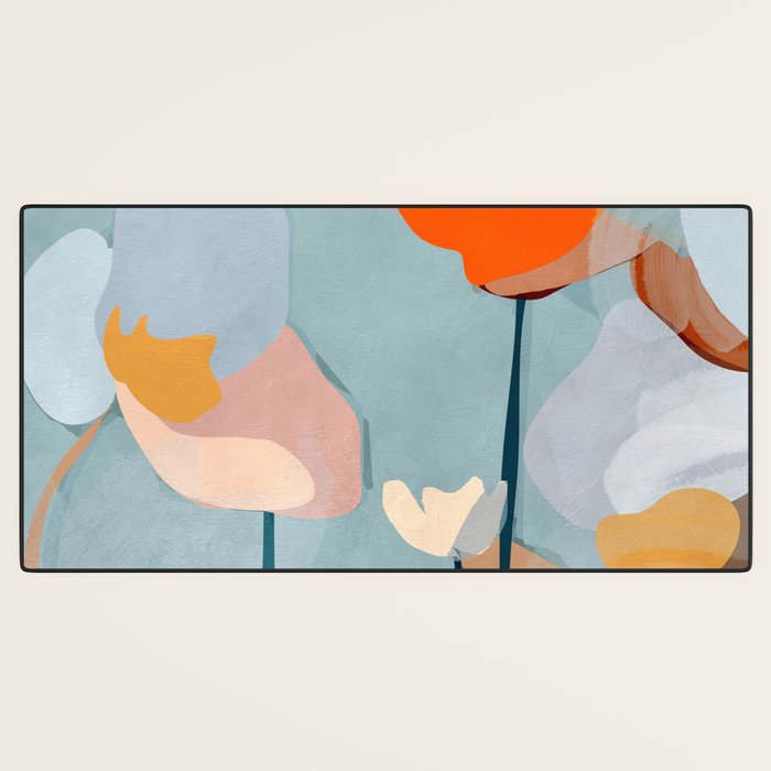Layered Bloom Desk Mat Gallery Image 3