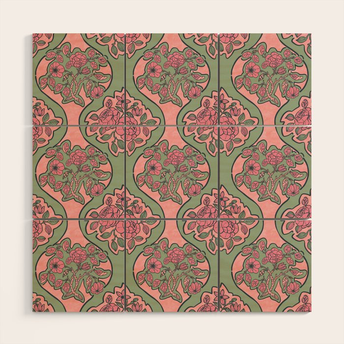 Blossom Elegance Charm Wood Wall Art Gallery Image 1