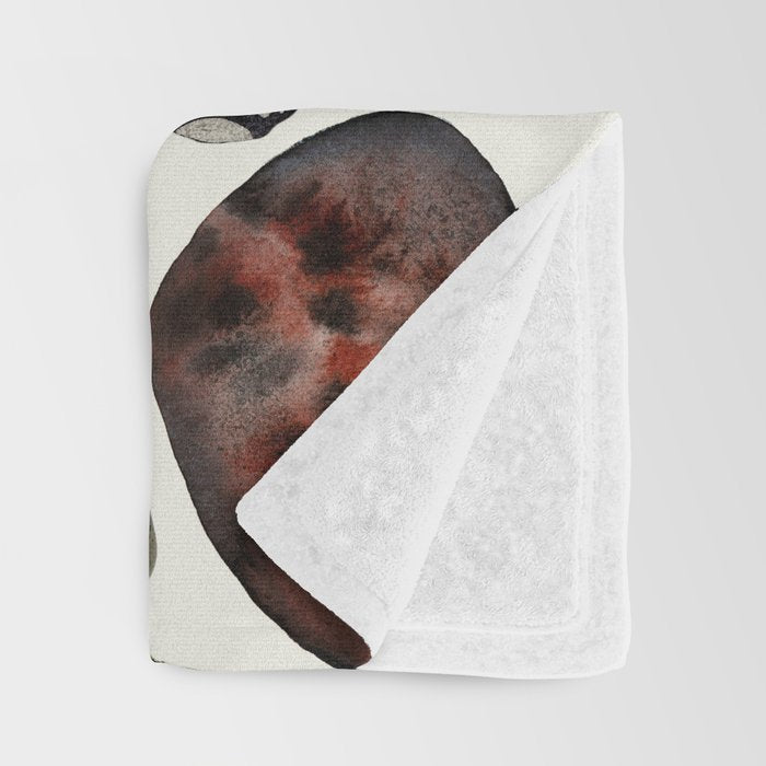  beach pebbles Throw Blanket Gallery Image 3