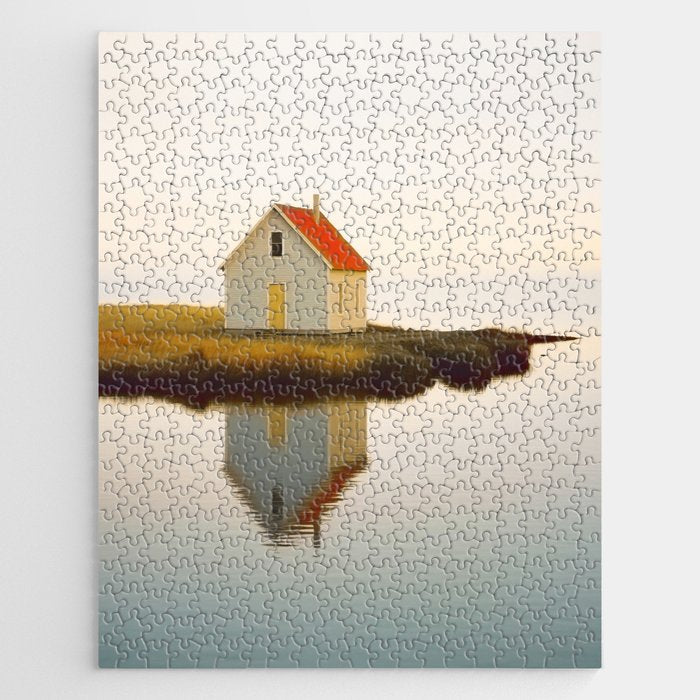 Cute Little Cabin In Iceland Jigsaw Puzzle Gallery Image 1