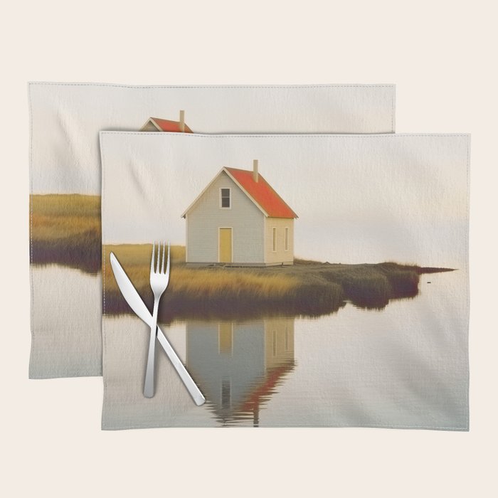 Cute Little Cabin In Iceland Placemat Gallery Image 1