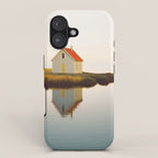 Cute Little Cabin In Iceland iPhone Case Gallery Image 1