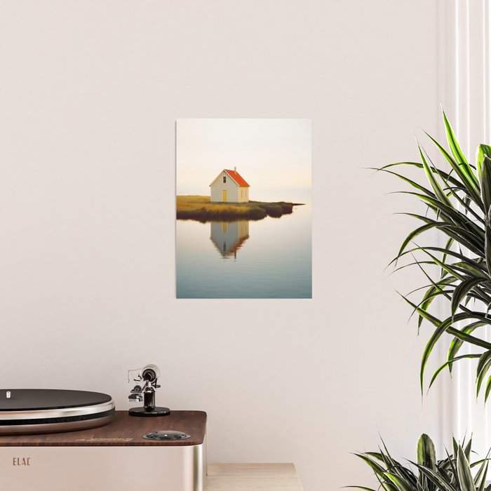 Cute Little Cabin In Iceland Poster Gallery Image 2