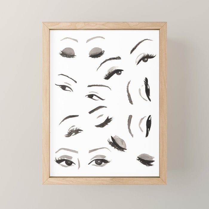 Eyes Mini Art Print Gallery Image 1