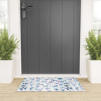 Colorful Water Colors Of Various Sea Animals Pattern Welcome Mat Gallery Image 3