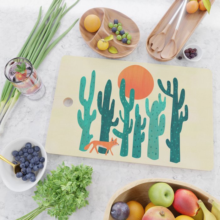 Desert fox Cutting Board Gallery Image 2