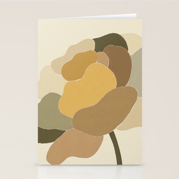 Pastel Peony Stationery Card Gallery Image 1