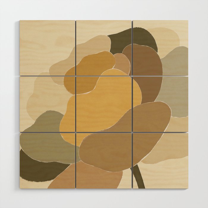 Pastel Peony Wood Wall Art Gallery Image 1