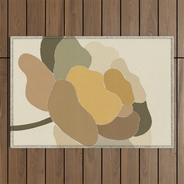 Pastel Peony Outdoor Rug Gallery Image 1
