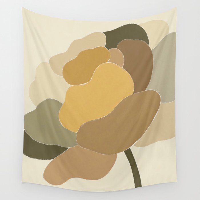 Pastel Peony Wall Tapestry Gallery Image 4