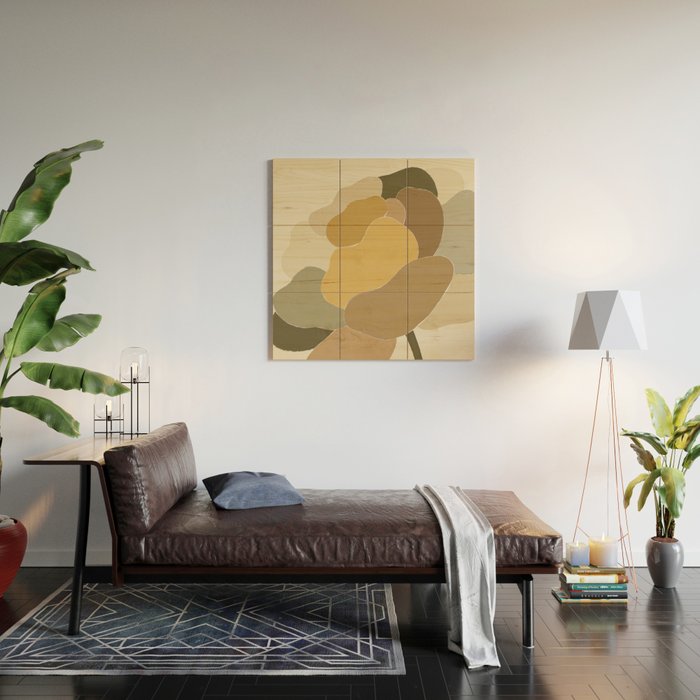 Pastel Peony Wood Wall Art Gallery Image 2