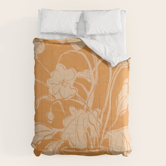 Minimalist Flowers In A Vase 6 Comforter Gallery Image 6