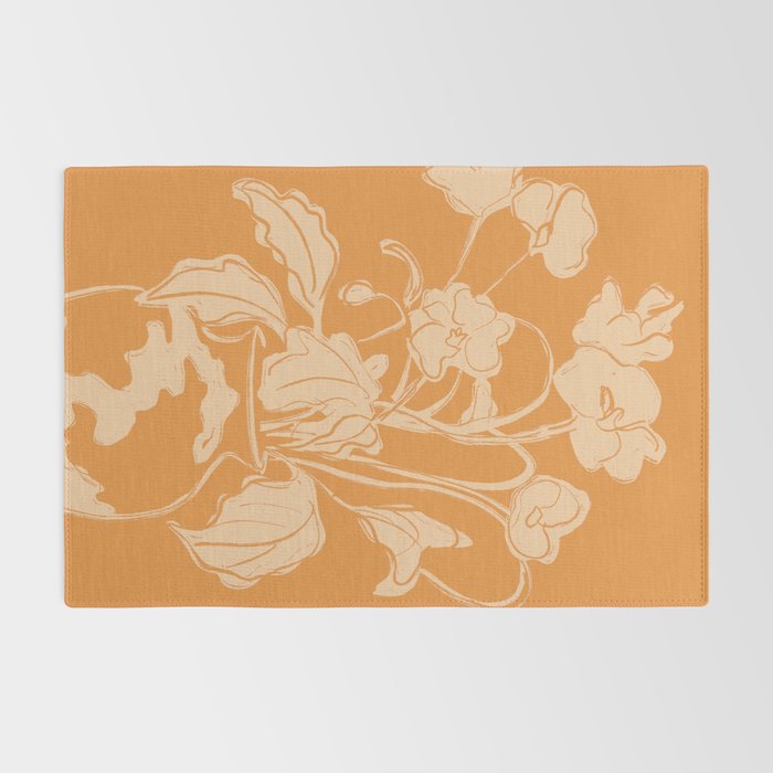 Minimalist Flowers In A Vase 6 Rug Gallery Image 2