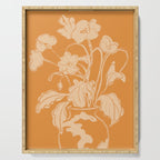 Minimalist Flowers In A Vase 6 Serving Tray Gallery Image 1