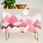 Blush Berry Peaks Credenza Gallery Image 1