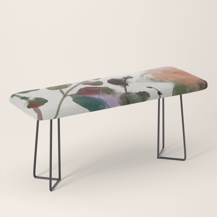 floral abstract summer autumn Bench Gallery Image 1