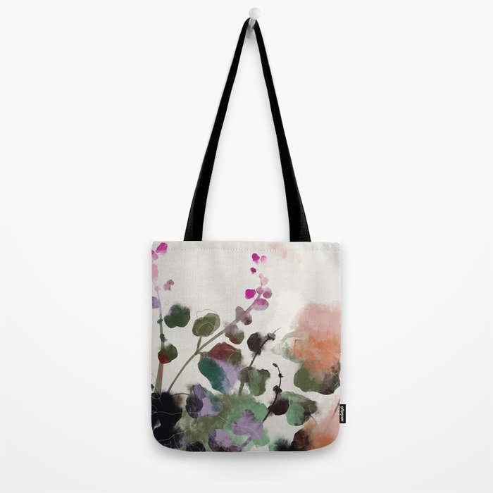 floral abstract summer autumn Tote Bag Gallery Image 2