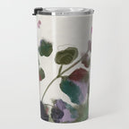 floral abstract summer autumn Travel Mug Gallery Image 3