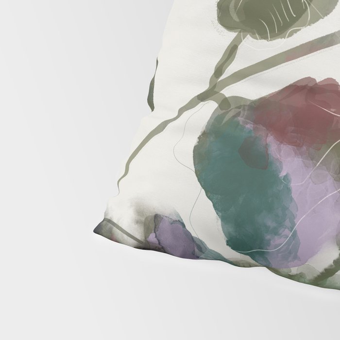 floral abstract summer autumn Pillow Sham Gallery Image 4
