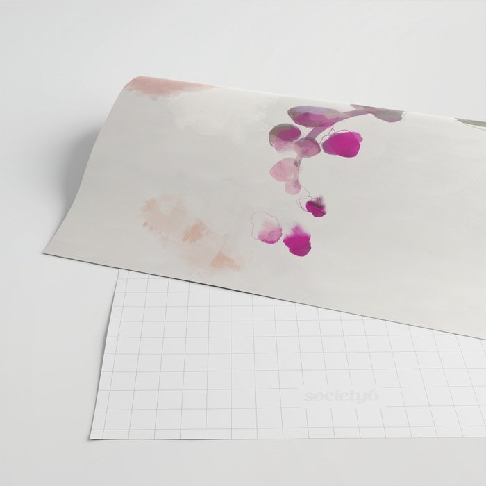 floral abstract summer autumn Wrapping Paper Gallery Image 2