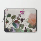 floral abstract summer autumn Laptop Sleeve Gallery Image 1