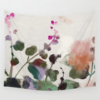 floral abstract summer autumn Wall Tapestry Gallery Image 4