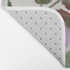 floral abstract summer autumn Bath Mat Gallery Image 2