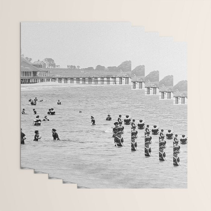 1895 Narragansett Pier and Beach, Narragansett, Rhode Island Wrapping Paper Gallery Image 3