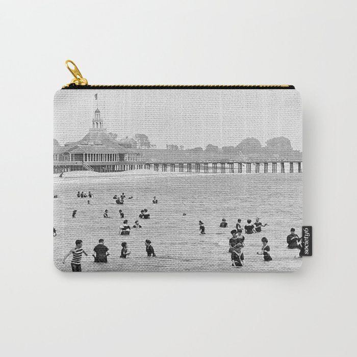 1895 Narragansett Pier and Beach, Narragansett, Rhode Island Carry All Pouch
