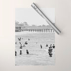 1895 Narragansett Pier and Beach, Narragansett, Rhode Island Wrapping Paper Gallery Image 1