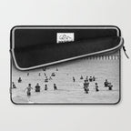 1895 Narragansett Pier and Beach, Narragansett, Rhode Island Laptop Sleeve Gallery Image 2