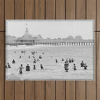 1895 Narragansett Pier and Beach, Narragansett, Rhode Island Outdoor Rug Gallery Image 1