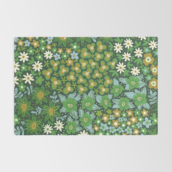 Meadow in green Rug Gallery Image 2