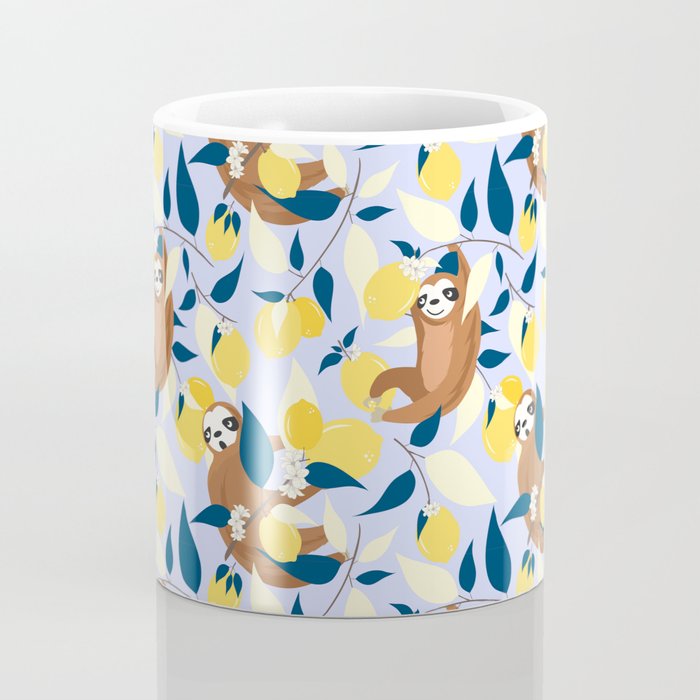 Sloth & Lemons Hangout Coffee Mug Gallery Image 4
