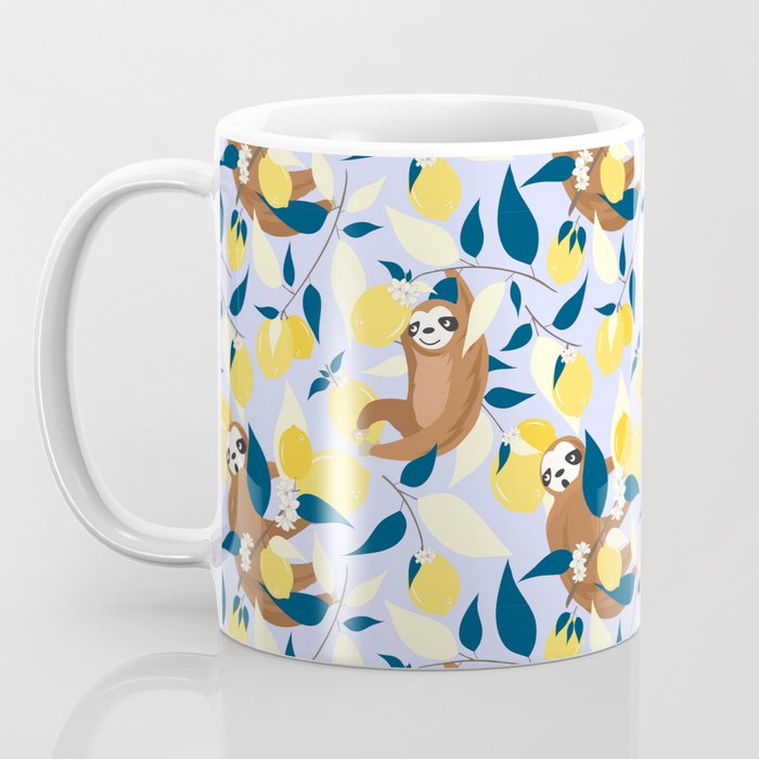 Sloth & Lemons Hangout Coffee Mug Gallery Image 3