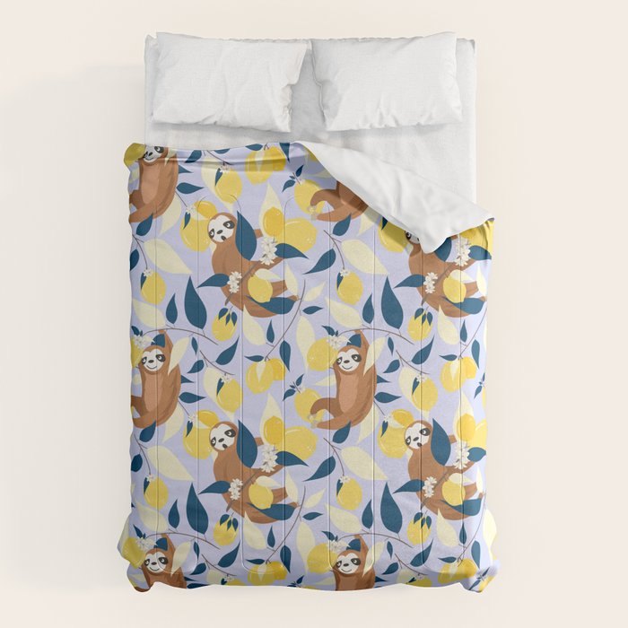 Sloth & Lemons Hangout Comforter Gallery Image 6
