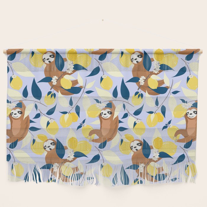 Sloth & Lemons Hangout Wall Hanging Gallery Image 1