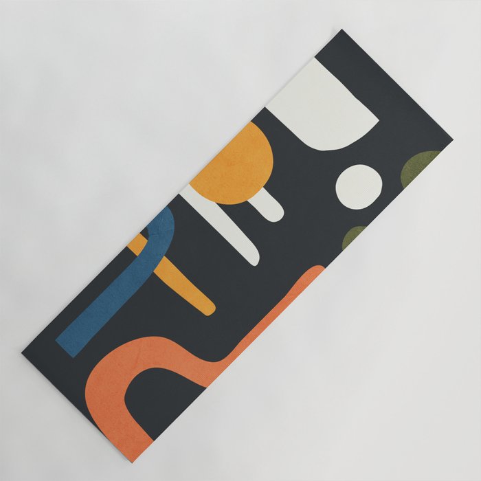 Abstract Colorful Setting 3 Yoga Mat Gallery Image 1