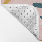 Collage contemporary tribal floral hawaiian pattern. Bath Mat Gallery Image 2