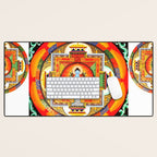 Buddhist Healing Mandala Desk Mat Gallery Image 1