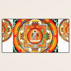 Buddhist Healing Mandala Desk Mat Gallery Image 3